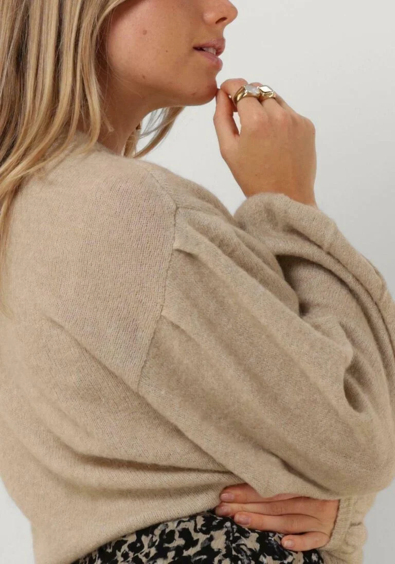 MSCH COPENHAGEN beige msch copenhagen trui mschlillian hope balloon pullover
