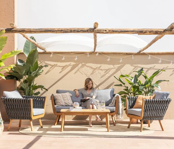 Dehner Lounge Granada, 4-teilig