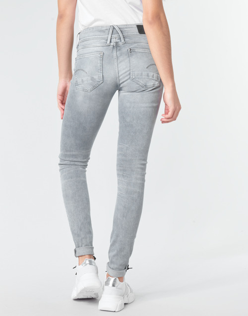 G-Star Raw - LYNN MID SKINNY WMN Gris