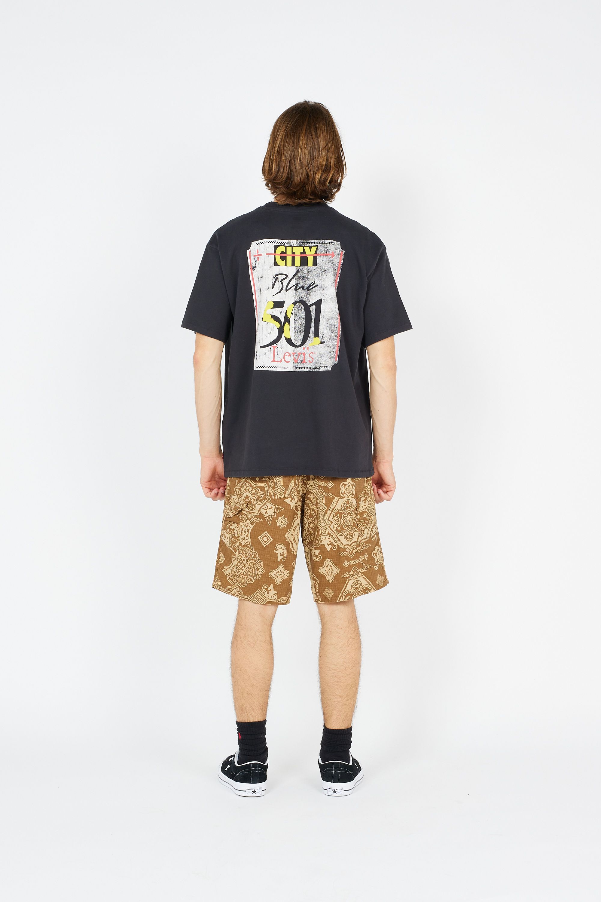CARHARTT WIP Short Single Knee Marron