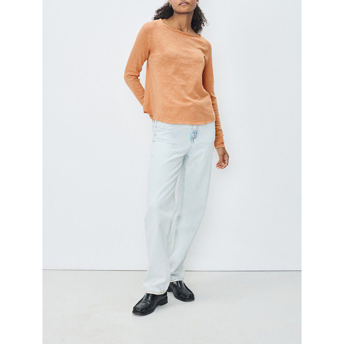 AMERICAN VINTAGE<br>Camiseta de manga comprida com decote canoa Sonoma