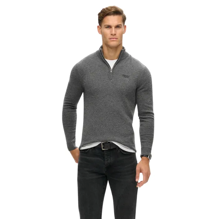 Superdry Essential Knit Henley Trui Heren