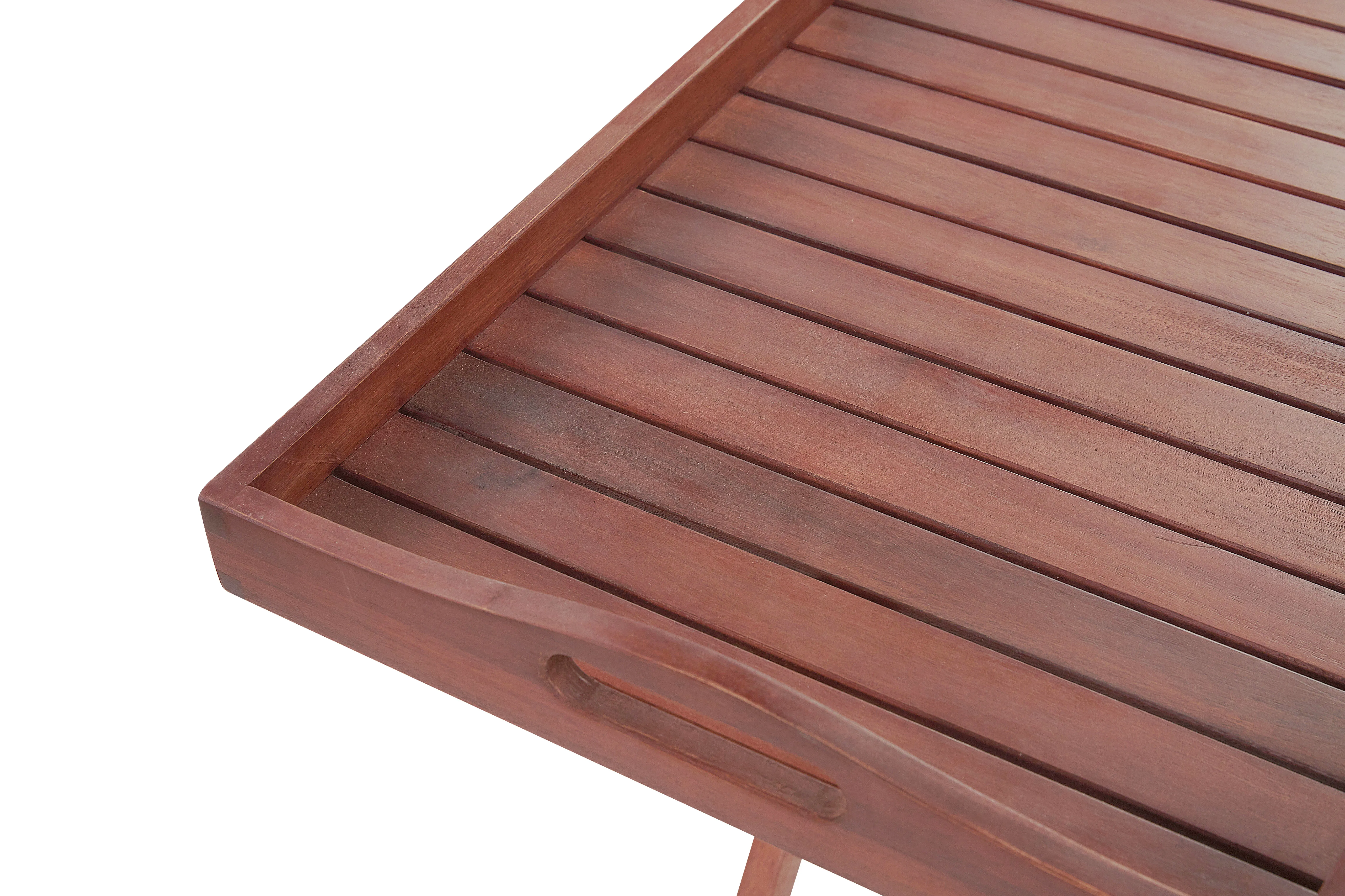 Tuin bijzettafel TOSCANA Acaciahout Donkerbruin
