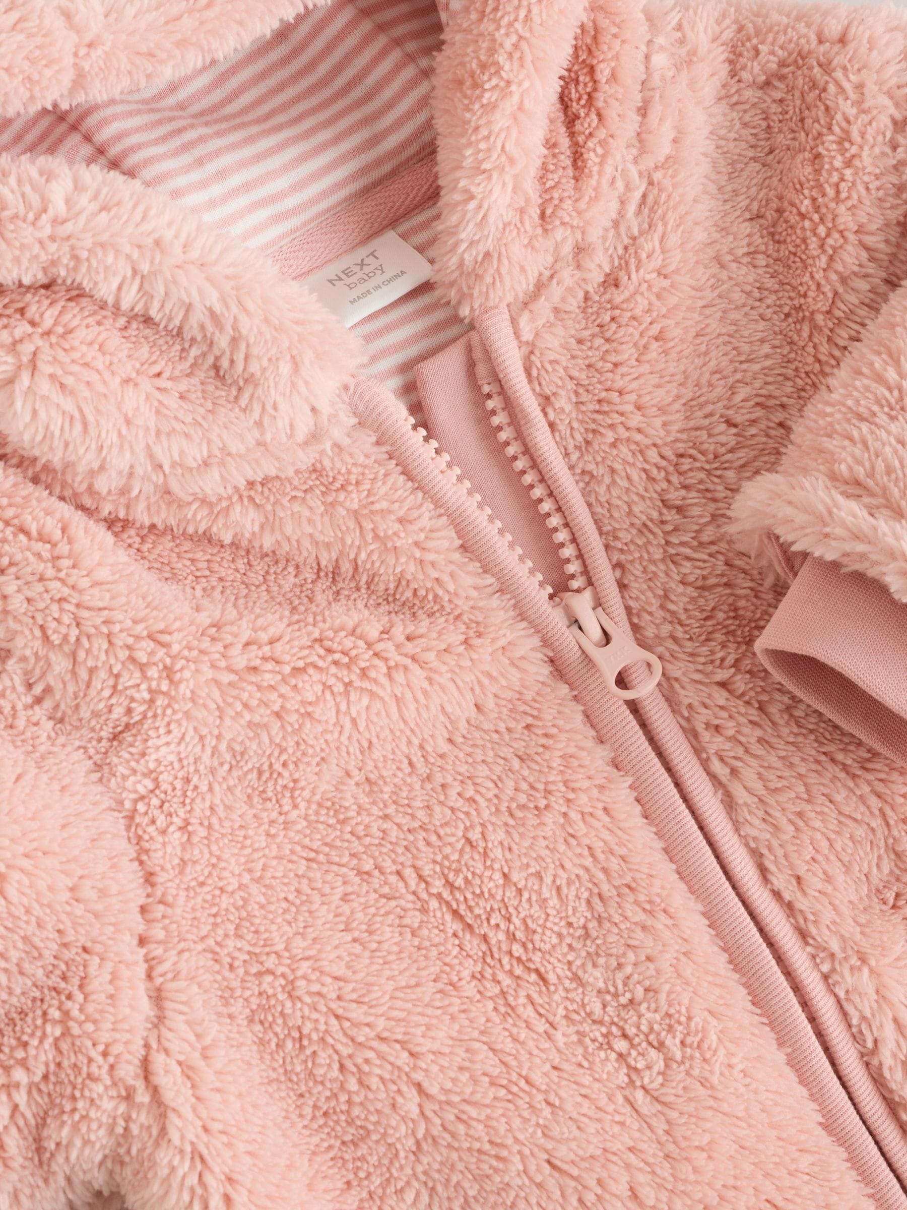 Roze - Baby kinderwagenpak van fleece (0mnd -2jr)