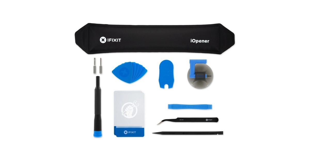 iFixitiOpener gereedschapsset  (Zwart/blauw, 16-delig)