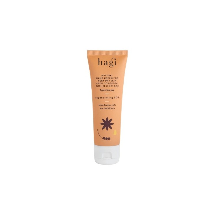Hagi Natürliche regenerierende Handcreme SOS Spicy Orange 50 ml