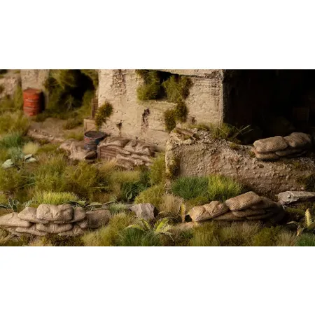 Gamer Grass Basis Gestaltung Basing Bits Sandsackbarrikaden