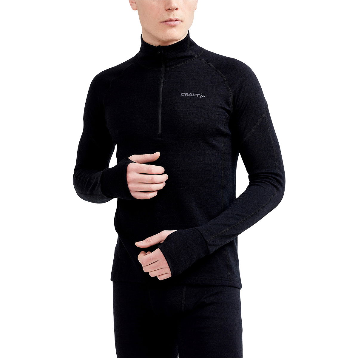 Craft Advanced Nordic Merinould 1/2 Zip Undertrøje Herre