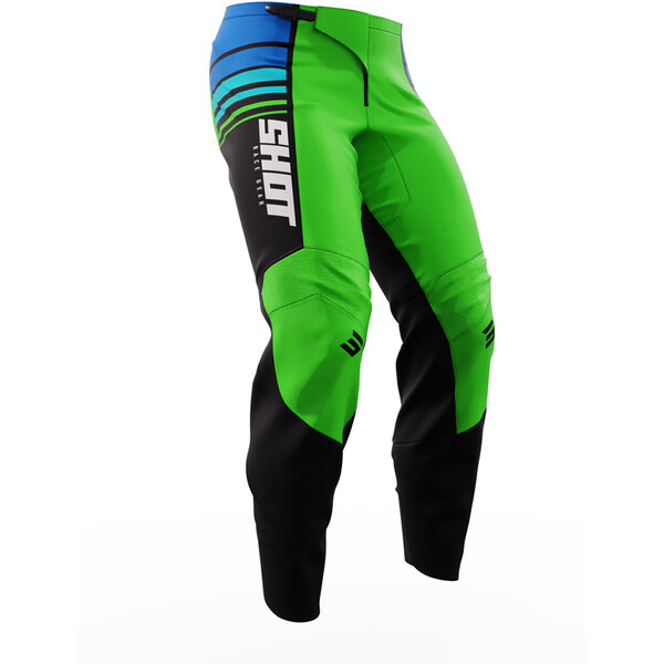 Shot - Pantalon enfant Draw Kid Peak Vert / Noir / Bleu