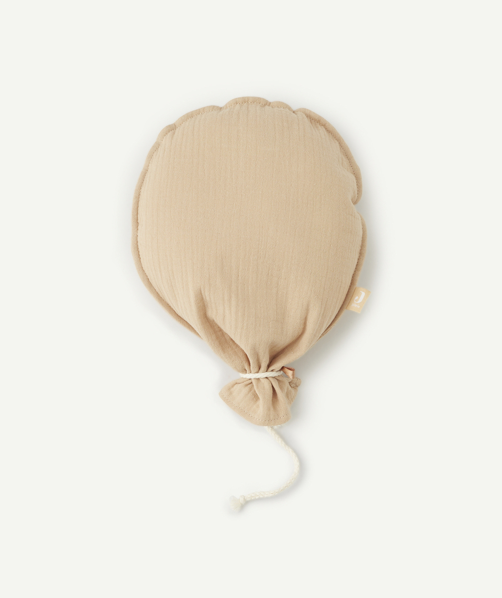 JOLLEINBALLON PARTY 25x50CM EN GAZE DE COTON COULEUR BISCUIT
