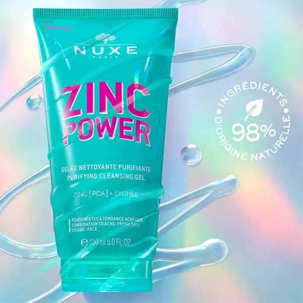 Gel de Limpeza Purificante Nuxe Zinc Power 150ml