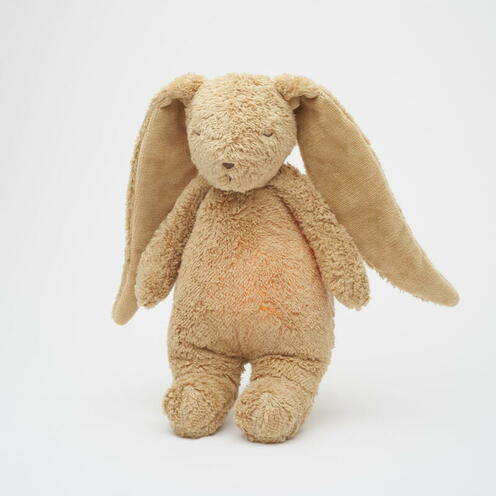 Moonie - lapin nature bio avec sons & lumières - Capuccino - MOONIE