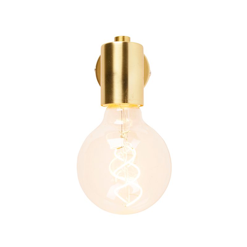 Art deco wandlamp goud kantelbaar - Facil
