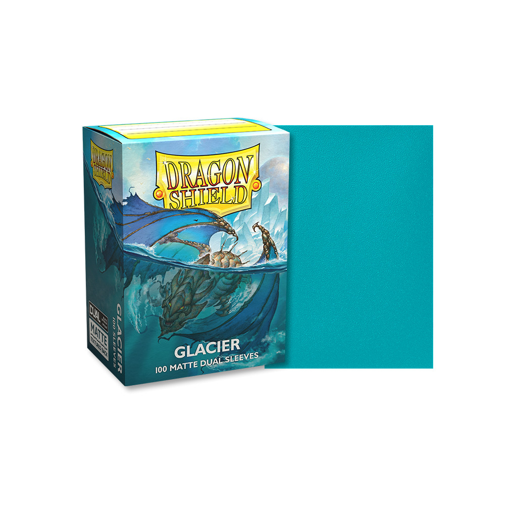 100 Dragon Shield Dual Matte - Glacier