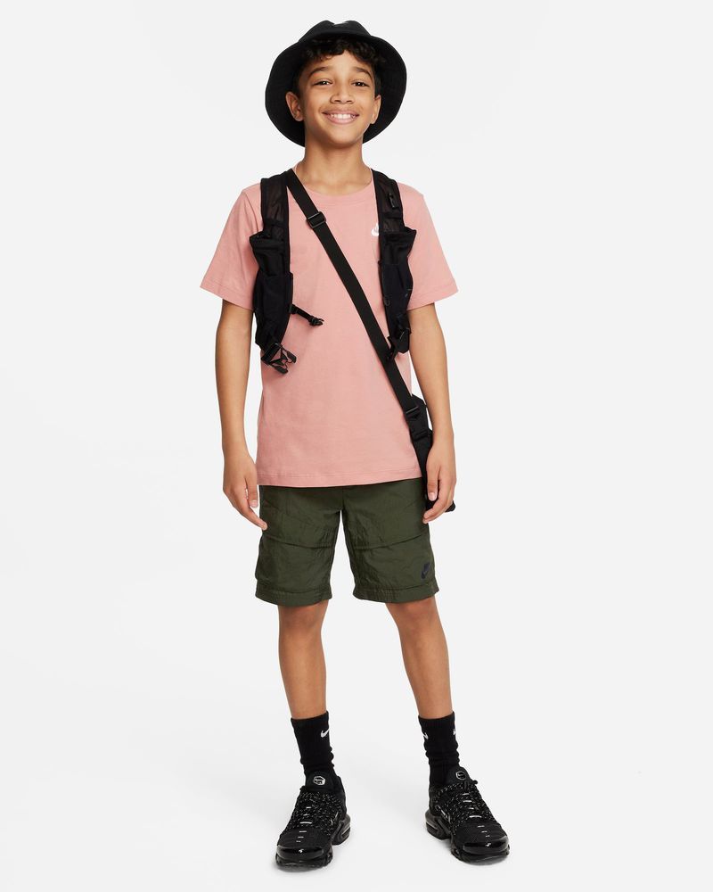 T-shirt Nike Sportswear Rouge Clair pour enfant
