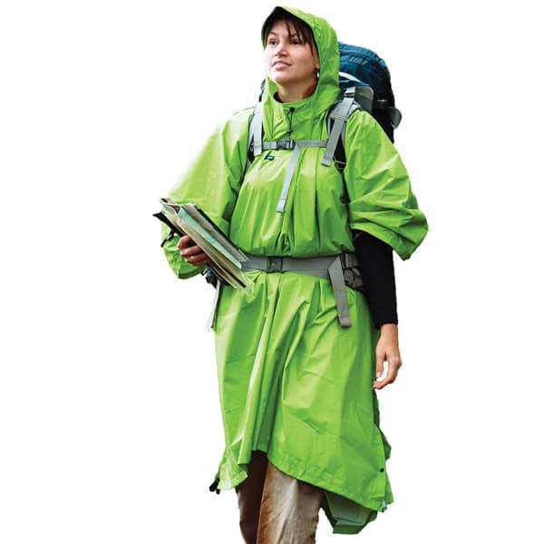 Poncho randonnée SEA TO SUMMIT PONCHO THERMOCOLLE 70D GREEN