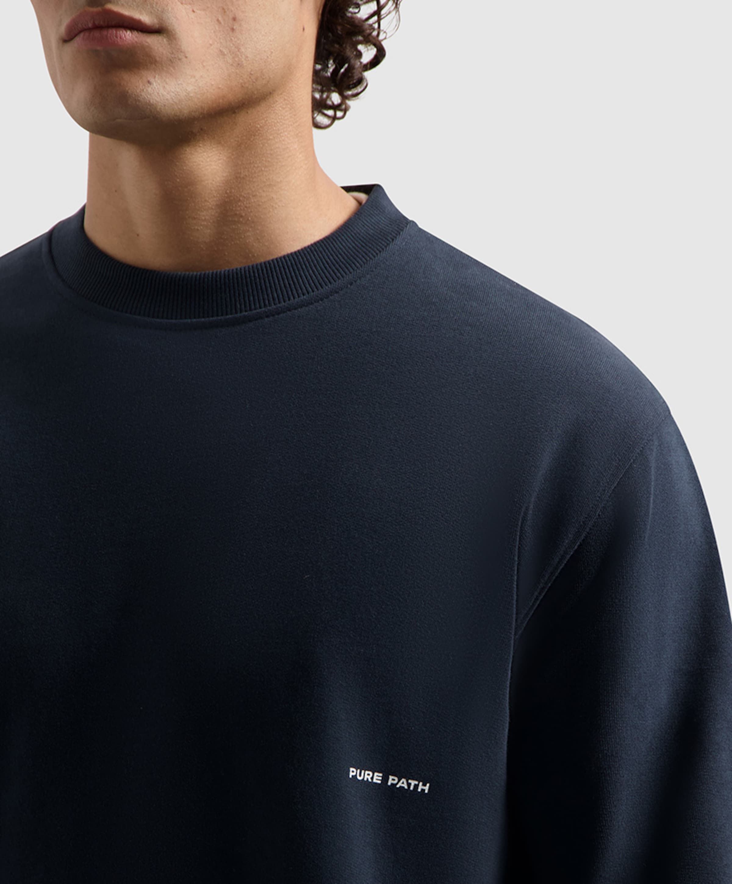 Pure Path Heren sweater blauw