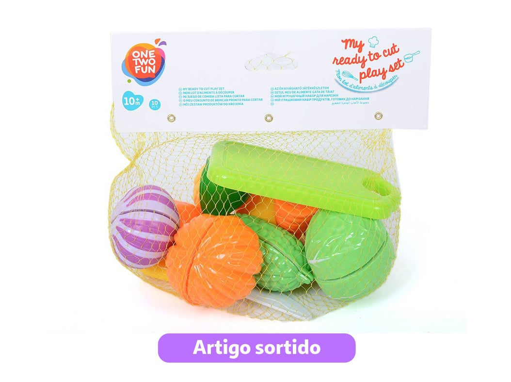 SALADA DE FRUTAS E VEGETAIS ONE TWO FUN MODELOS SORTIDOS