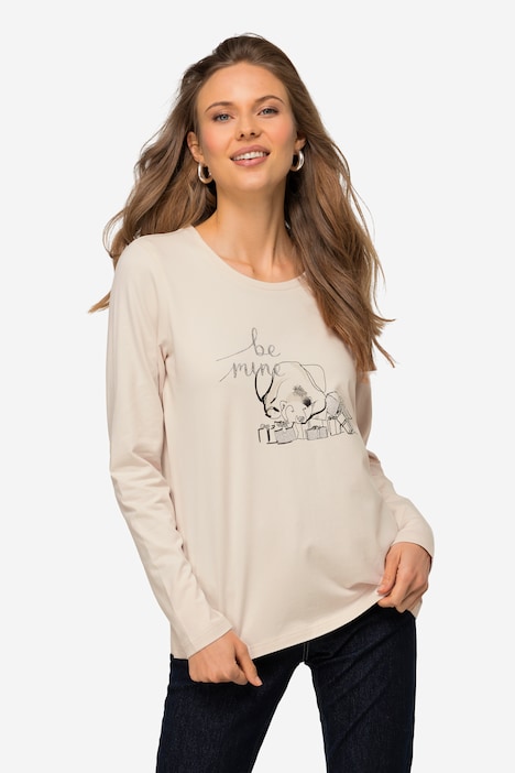 T-Shirt, Eisbären Geschenke, Rundhals, Langarm