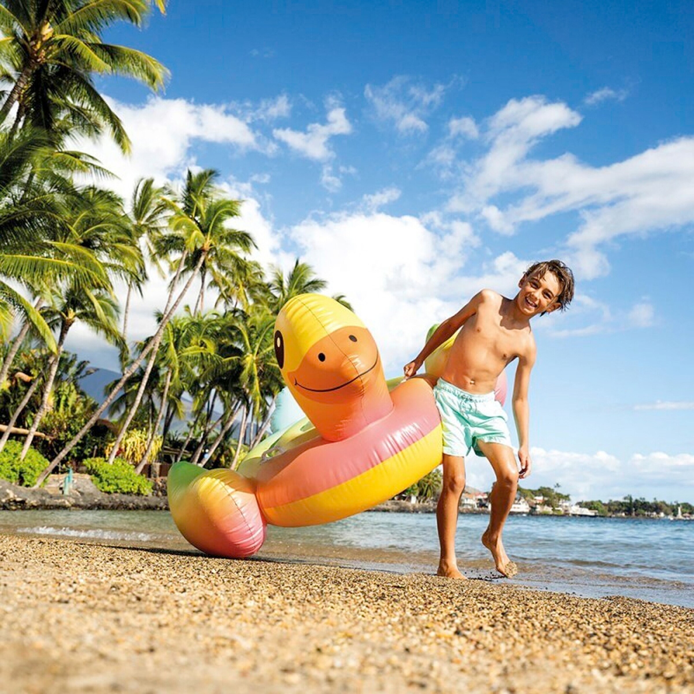 Intex Schwimmtier Ente Ride-on