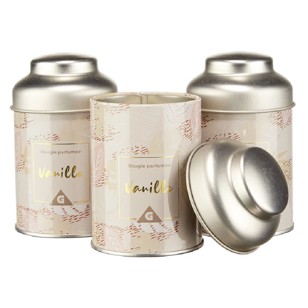 Coffret bougie senteur vanille x 3