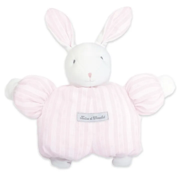 Tartine et Chocolat Peluche Augustin le lapin 1977 - 25 cm | Rose pâle