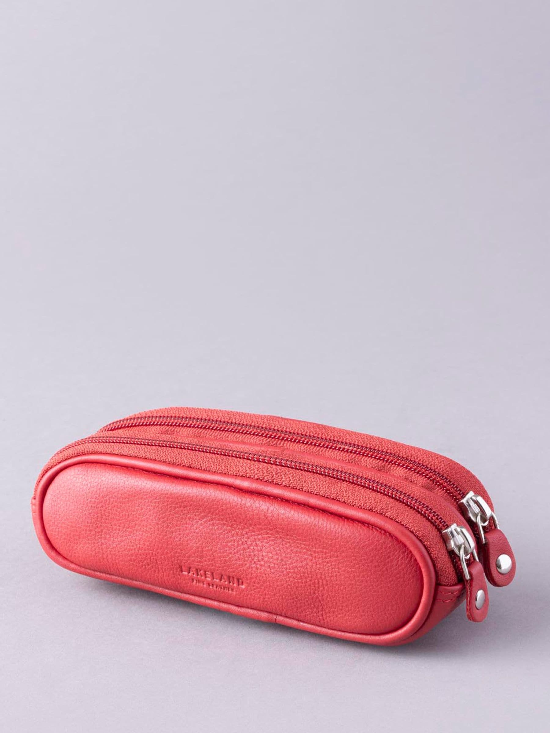 Rood - Lakeland Leather dubbele brillenkoker