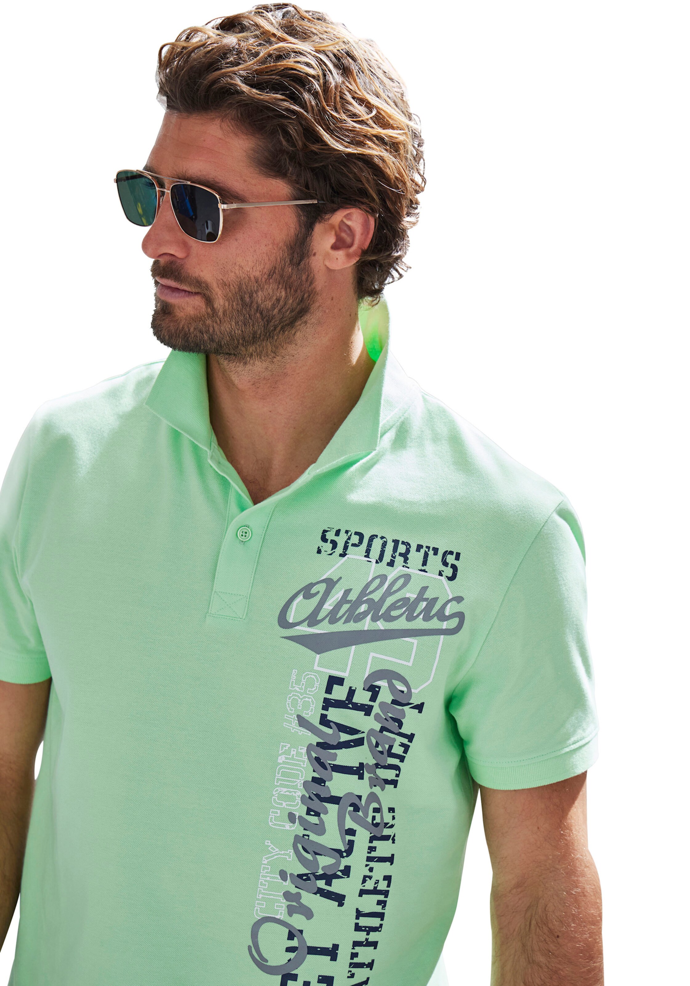 Poloshirt in lime