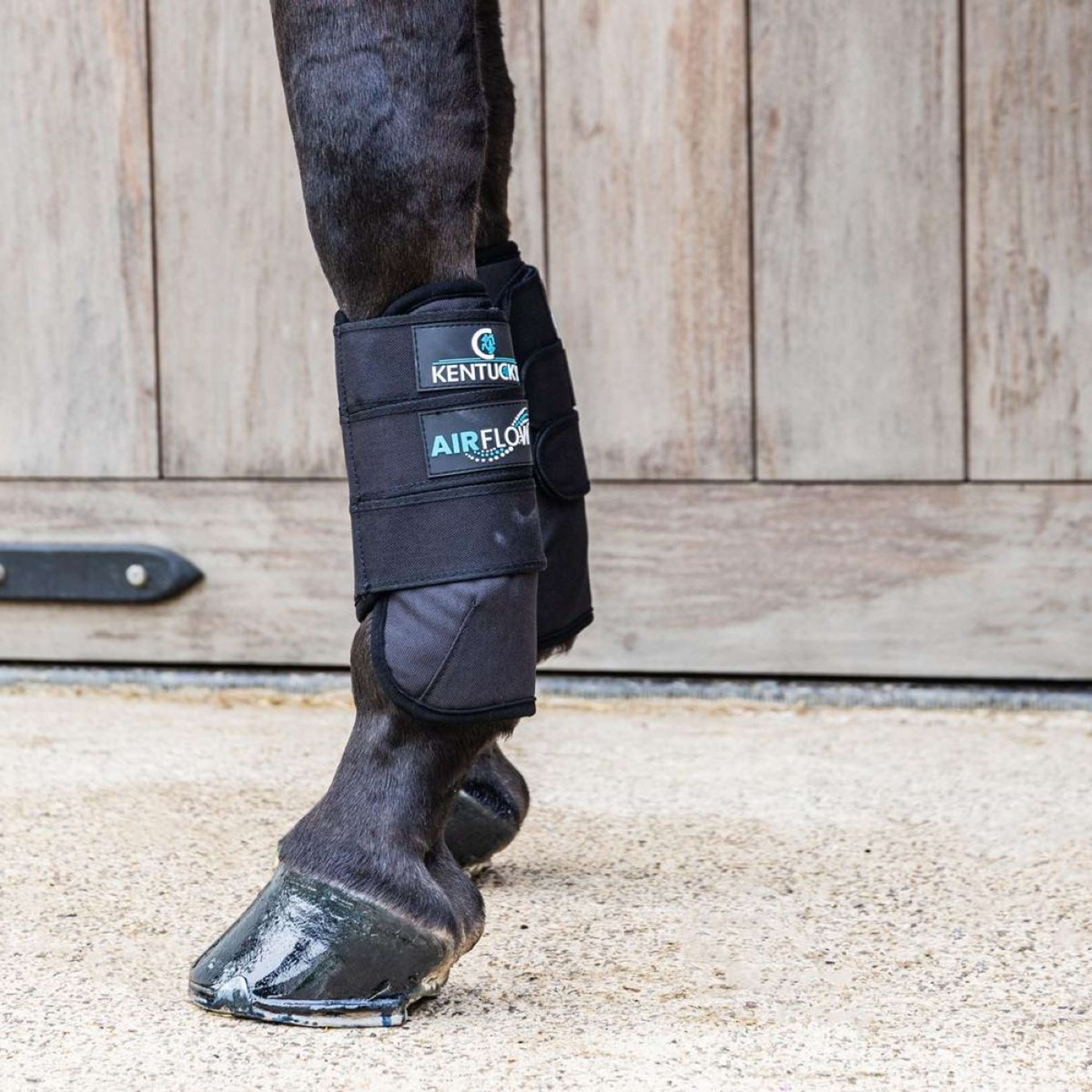 Kentucky Eventing Boots 3D Air Flow Skin Friendly Front Zwart
