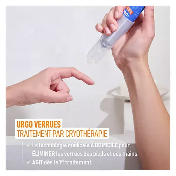 Caneta de crioterapia Urgo para verrugas nas mãos e nos pés, 38ml
