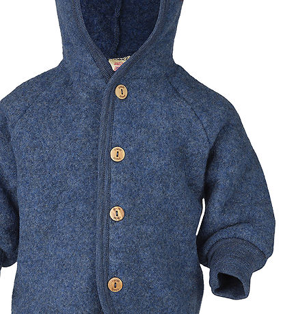 Engel Cardigan - Uld - Blåe Melange