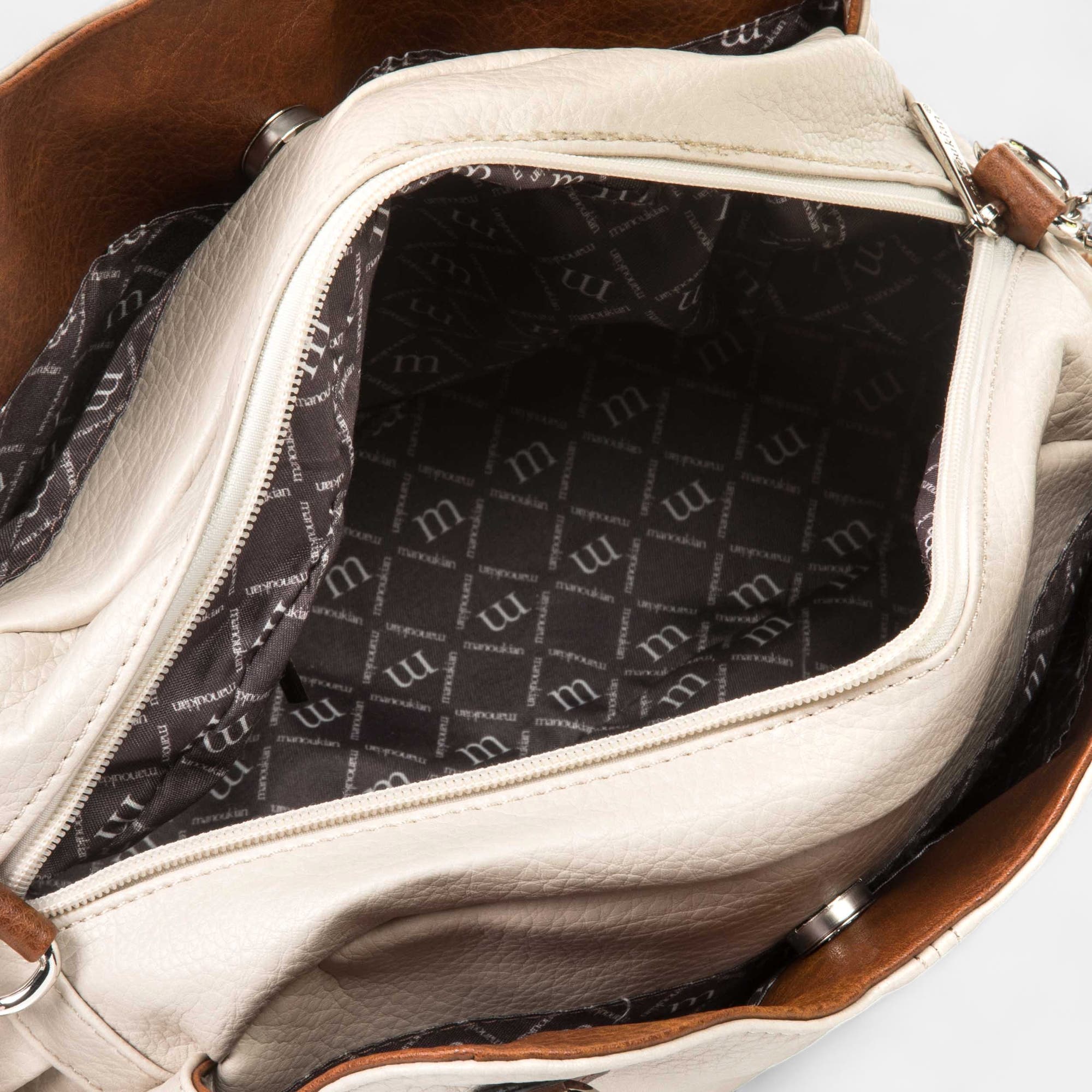 Sac à main beige