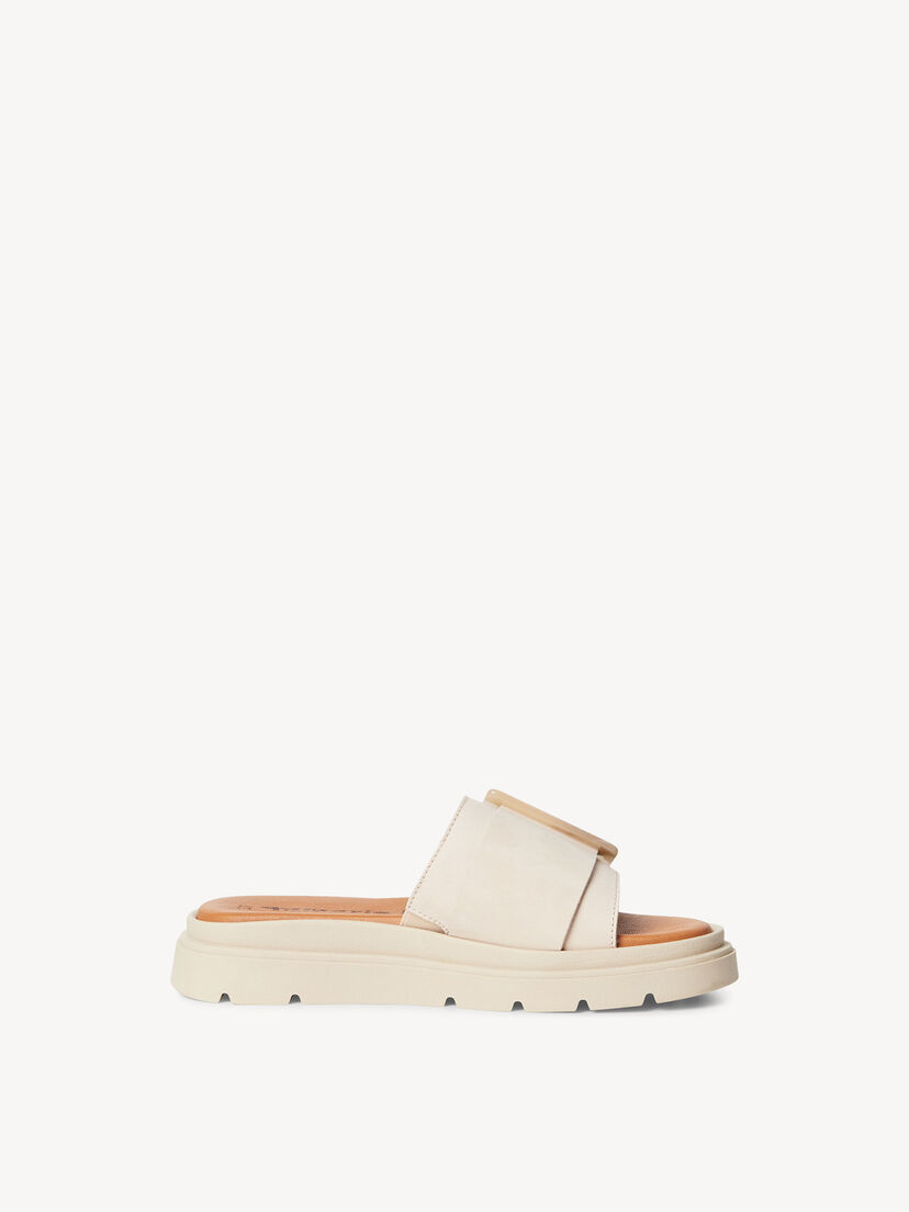 Leren Slipper - beige
