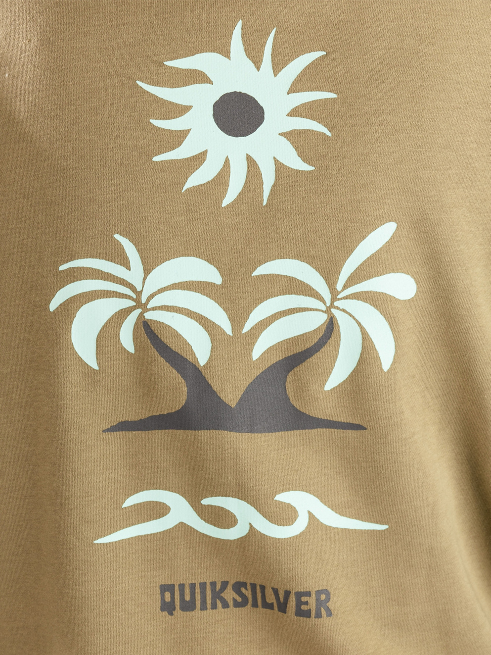 Quiksilver Graphic Mix Crew Sweater aloe