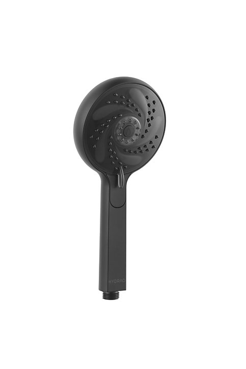 Douchette connectée 3 jets, lumineuse, noir mat, Sarodis Hydrao