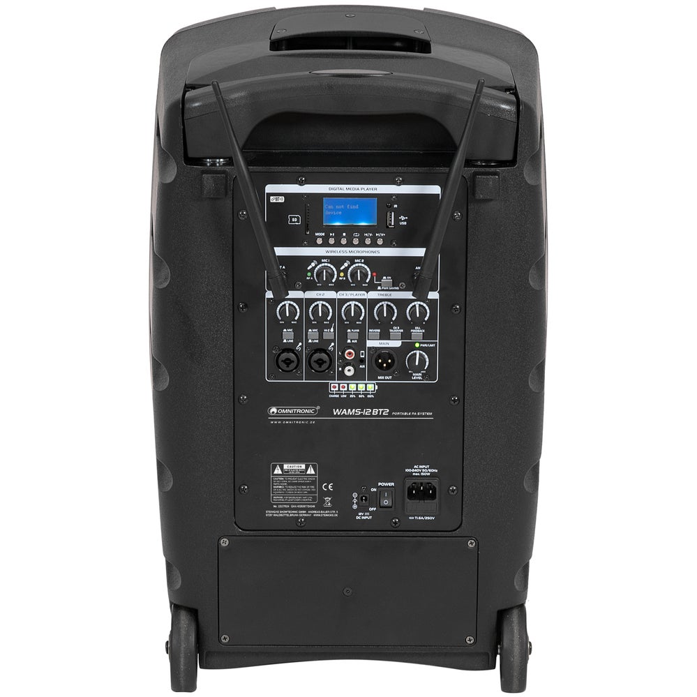 Omnitronic WAMS-12BT2 draadloos PA-systeem