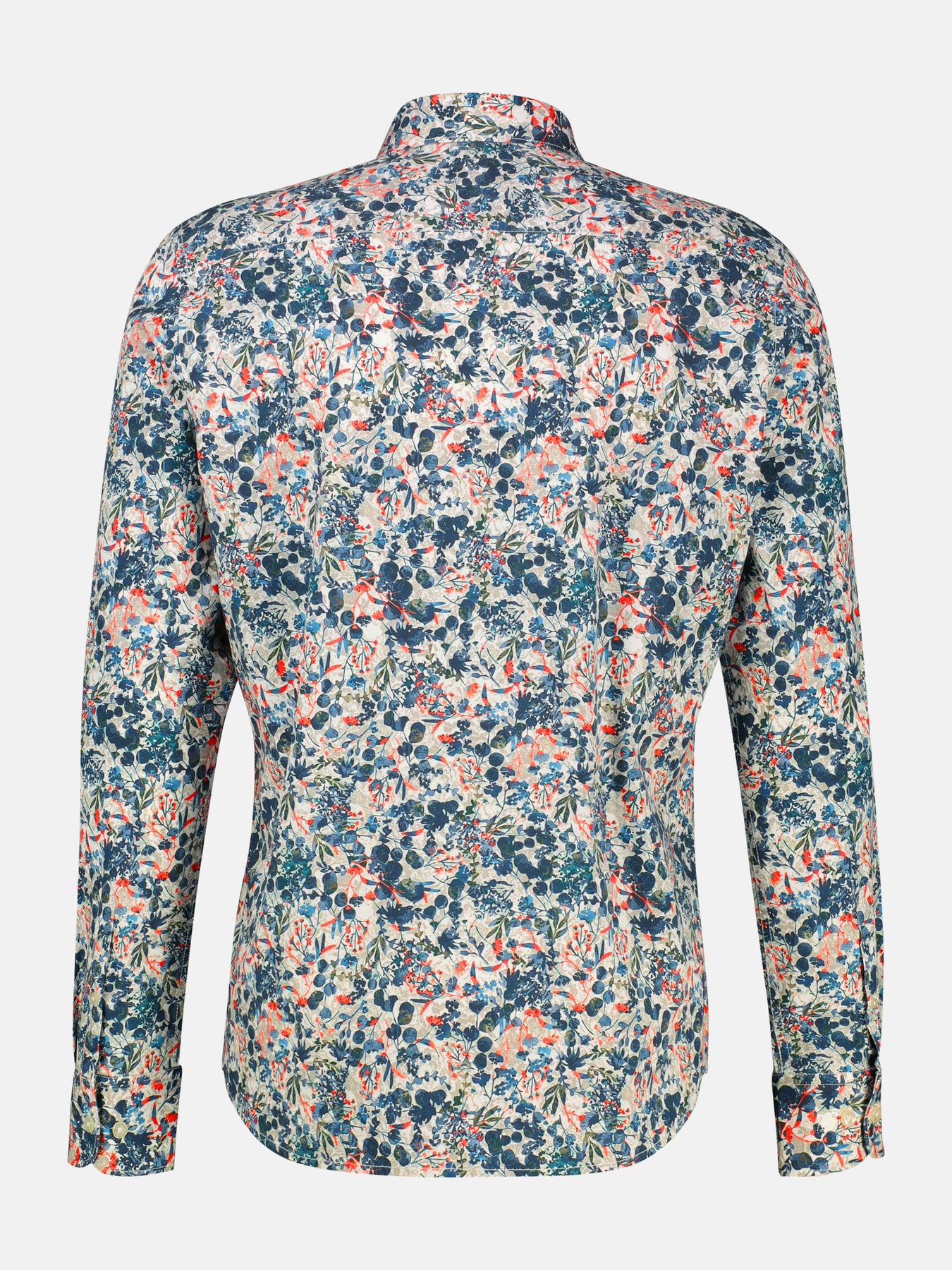 Langarmhemd mit floralem Alloverprint
