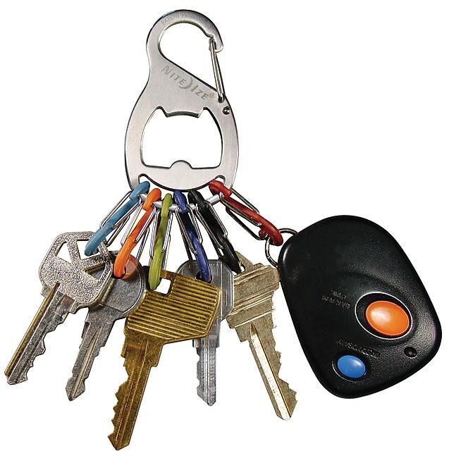 NITE IZE - MOUSQUETON DECAPSULEUR KEY RACK +