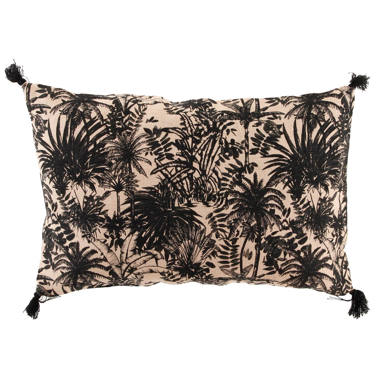 Haomy Housse de coussin en Lin & Coton Mahé cimarron - 40x60 cm
