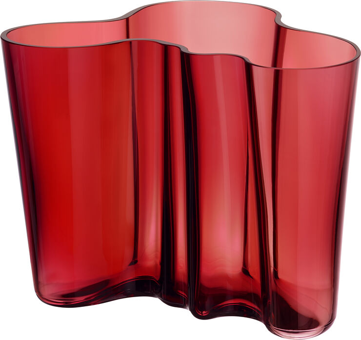 Iittala Aalto 16cm vase tranebær Rød