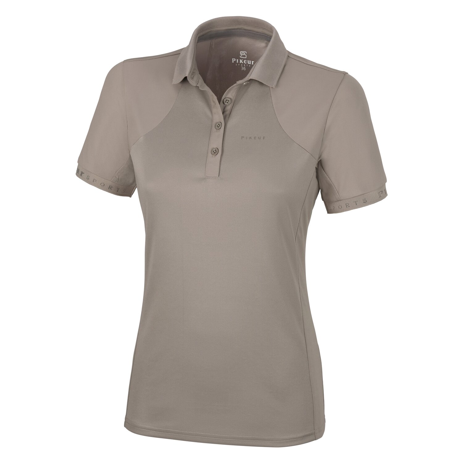 PIKEUR Sports Poloshirt - soft greige