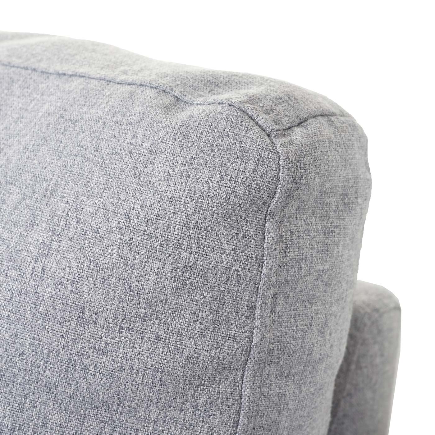 Schlafsofa MCW-D92, Couch Ecksofa Sofa, Schlaffunktion 220x152cm Stoff/Textil ~ hellgrau, ohne Deko-Kissen