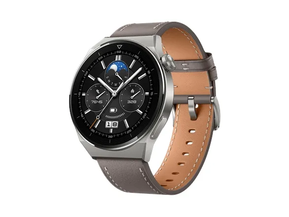 Huawei | Watch GT 3 PRO (46mm) - Smartwatch med rem - håndledsstørrelse: 140-210 mm - Grå