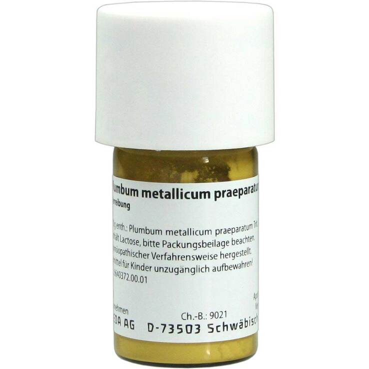 Plumbum metallicum Präparat D 20 Trituration, 20 g