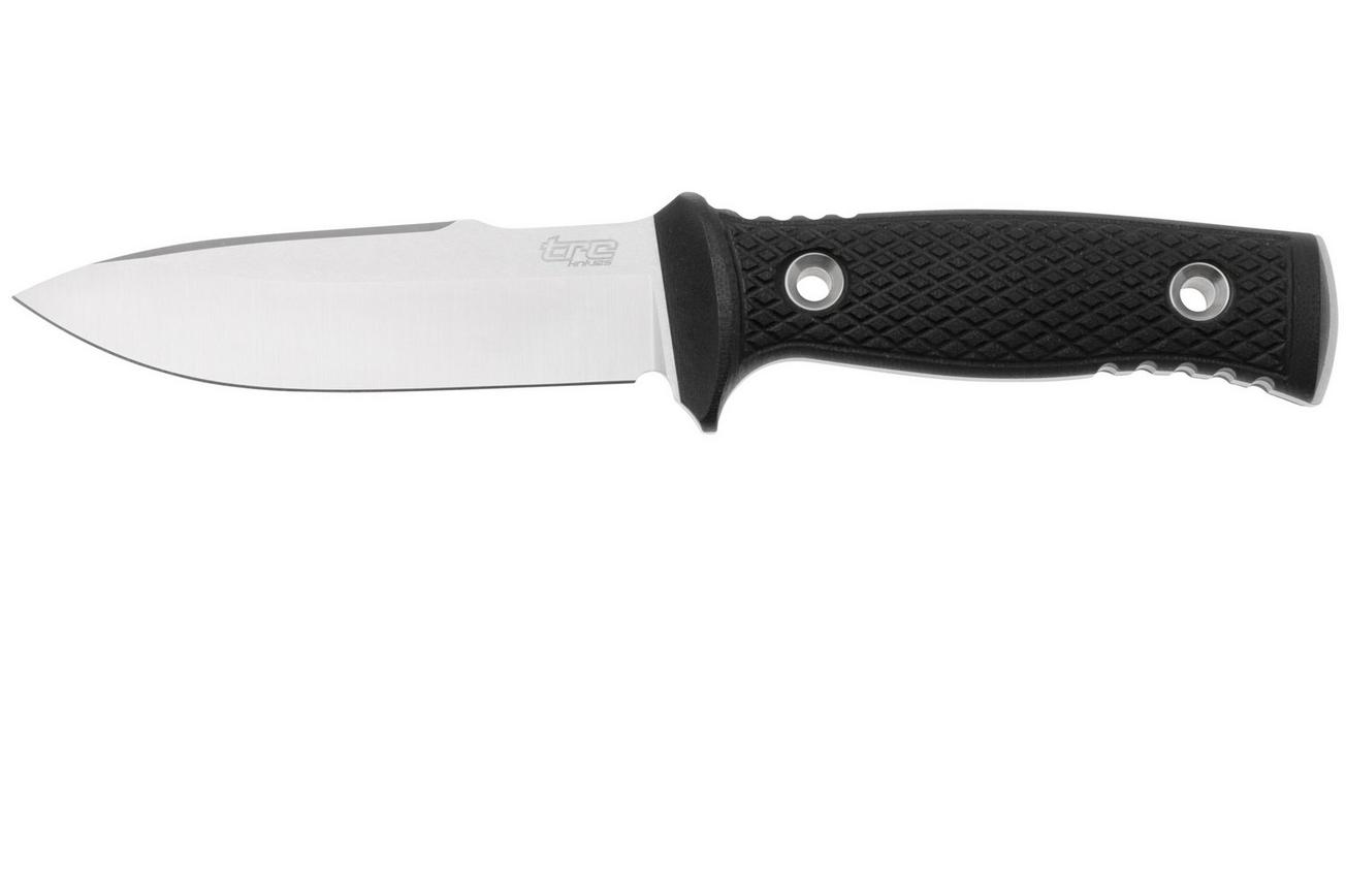TRC Knives M-1SL Stonewashed M390, Black G10, survivalmes