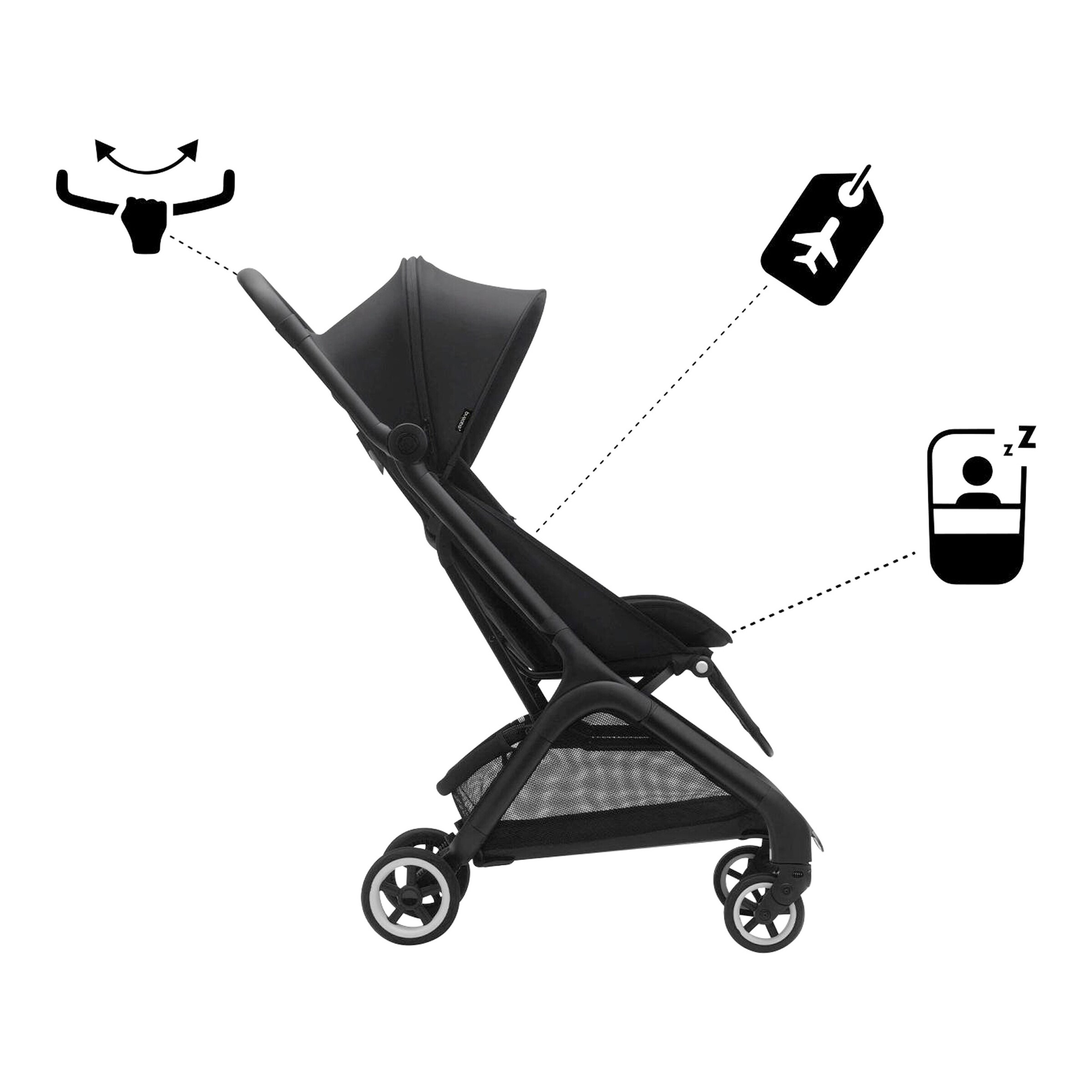 Bugaboo Buggy Butterfly black / midnight black