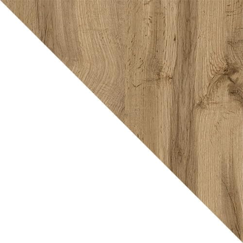 Mirjan24 TV Lowboard Nesezi 200, Grifflose Öffnen, 2 Klappen/Türen, TV Board Sideboard, Unterschrank, Fernsehschrank, TV Tisch, Fernsehtisch (Weiß/Wotan)