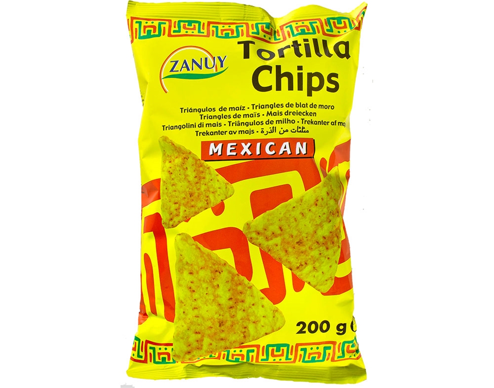 TORTILHAS ZANUY DE MILHO COM SABOR MEXICANO 200G