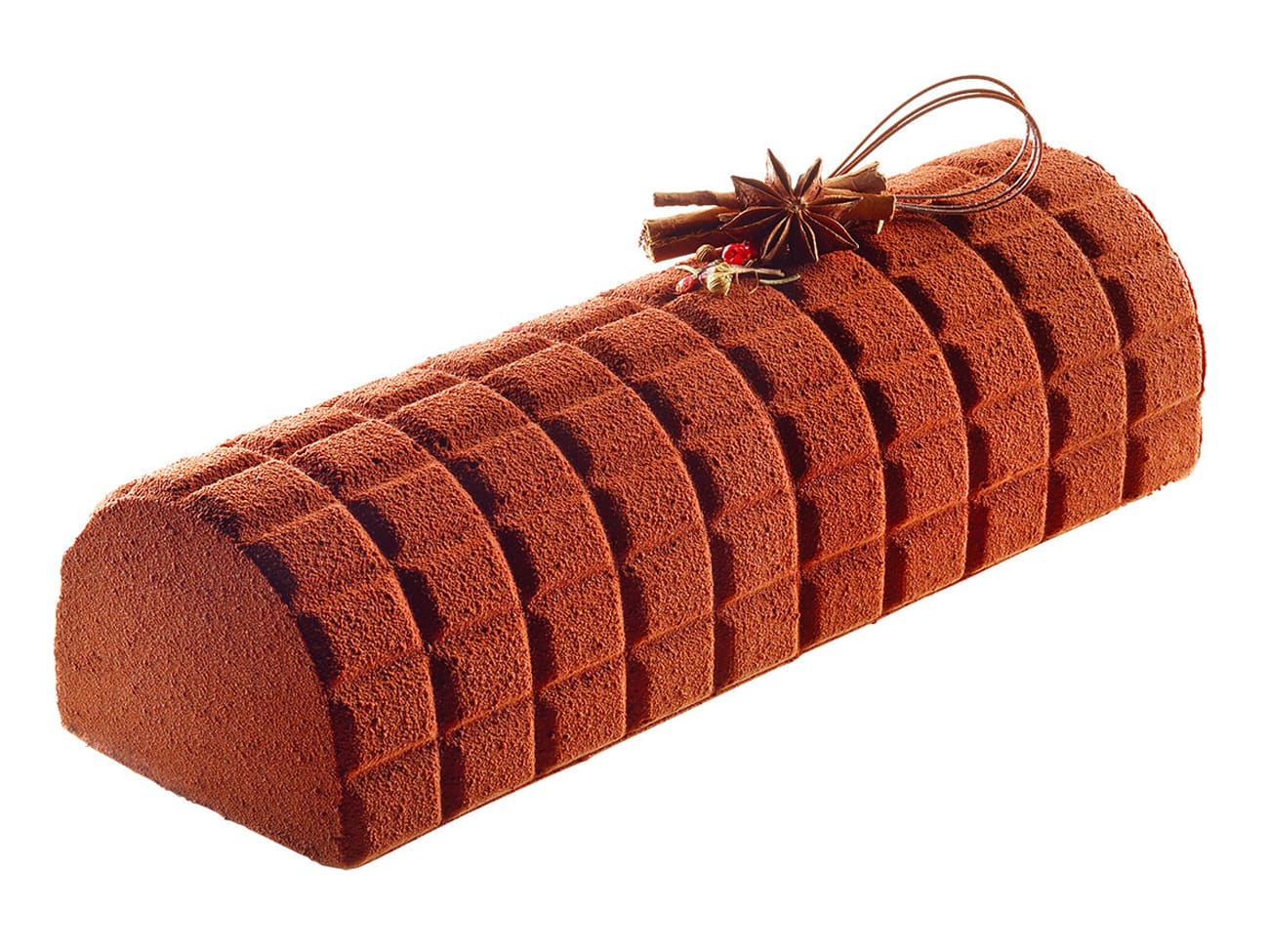 Tapis silicone motif tablette - pour moule à bûche silicone - Silikomart