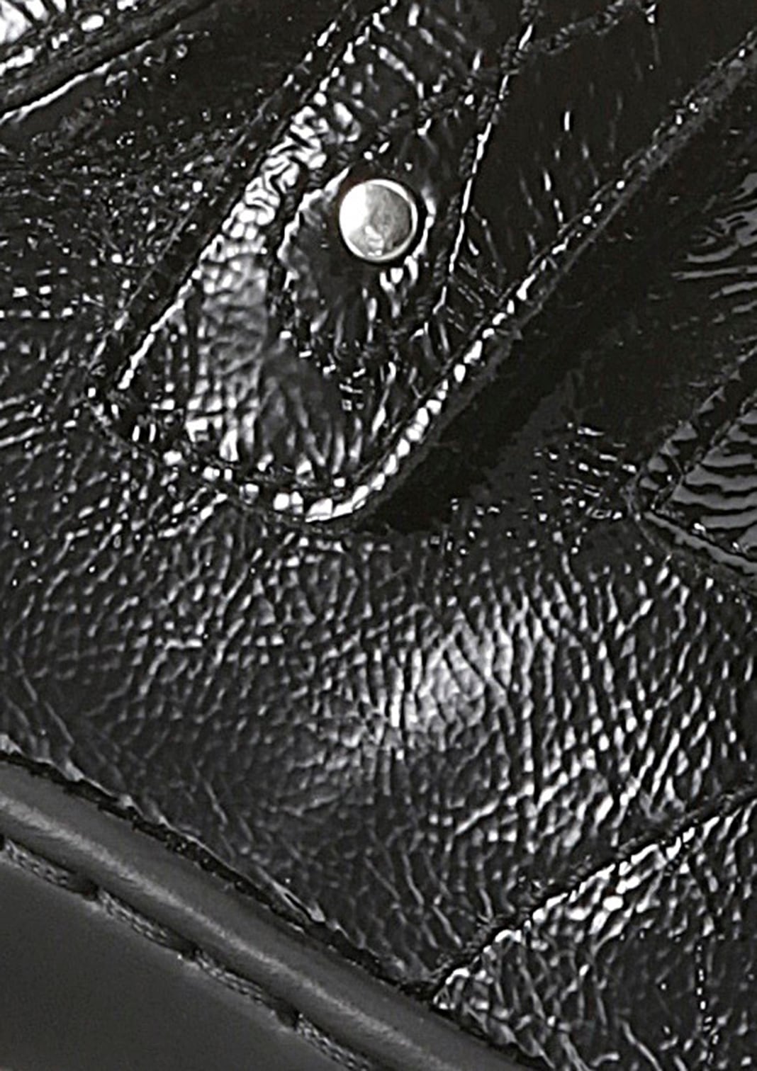 Waldläufer Klettschuh »HENNI«  Bequemschuh, Slipper in Glanzoptik und komfortabler Schuhweite H
